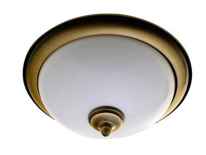Sapho GLOSTER stropní svítidlo,  ø 315mm,  2xE14, 40W, IP21, bronz AU514