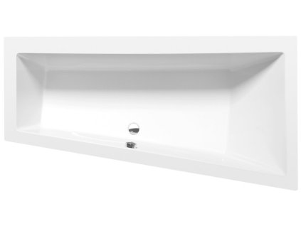 Polysan ANDRA R asymetrická vana 180x90x45cm, bílá 78771