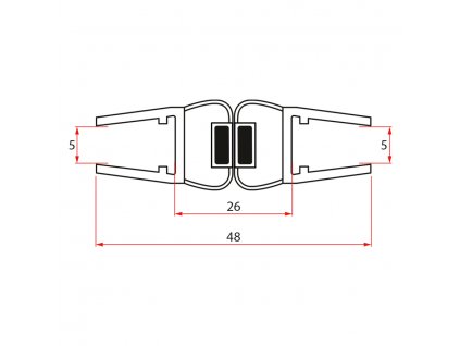 Aqualine Sada magnetických těsnění pro YB93 NDYB93-C05