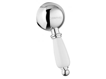 Sapho Páka k bateriím Kirké White, bílá/chrom ND35LEV012