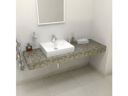 Sapho TAILOR rockstone deska 150x50 cm, provedení límce L TR150L