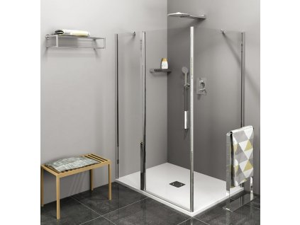 Polysan ZOOM obdélníkový sprchový kout 1400x1000mm L/P varianta ZL1314ZL3210