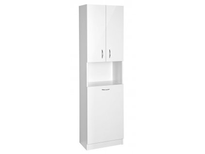 Aqualine SIMPLEX ECO vysoká skříňka s košem 50x180x30cm SIME510