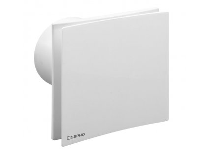 Sapho EIRA koupelnový ventilátor axiální, 15W, potrubí 100mm, bílá EI101