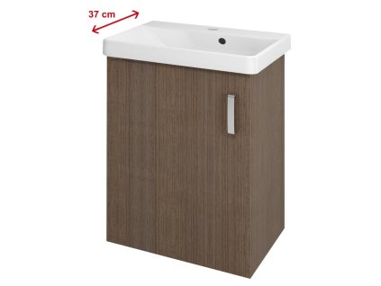 Sapho THEIA umyvadlová skříňka 50,9x70x35cm, 1x dvířka, levá, borovice rustik TH057-1616