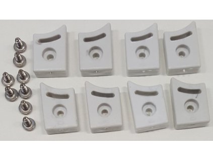 Aqualine ARLEN ALAIN set 4 horních a 4 spodních dorazů pro pojezdy NDBTRD6