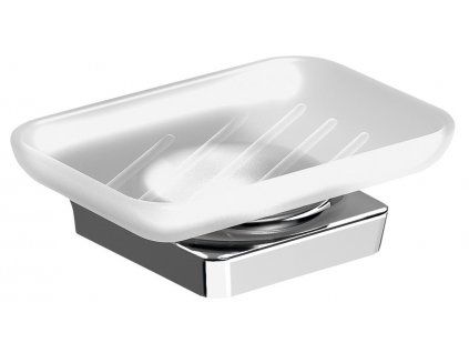 Sapho ZEN mýdlenka, mléčné sklo, chrom 161003