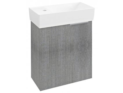 Sapho LATUS IX umyvadlová skříňka 44x50x22cm, dub stříbrný LT090-1111