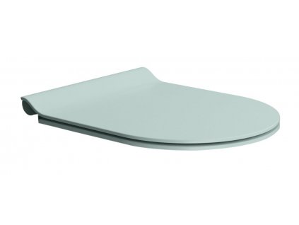 GSI PURA WC sedátko, SLIM, Soft Close, Quick Release, ghiaccio mat/chrom MS86CSN15