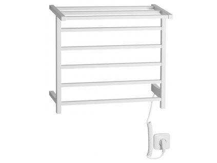 Sapho ELZOR elektrický sušák ručníků 500x470 mm, 60 W, bílá mat EB500