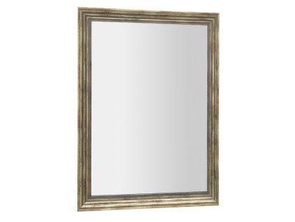 Sapho DEGAS zrcadlo v dřevěném rámu 716x916mm, černá/starobronz NL730