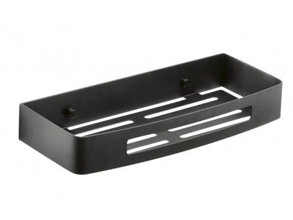 Gedy SMART polička do sprchy, 300x45x128mm, černá mat 241714