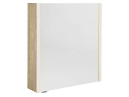 Sapho ALIX galerka s LED osvětlením 66x70x17,5cm, levá/pravá, jilm bardini AX166-0013