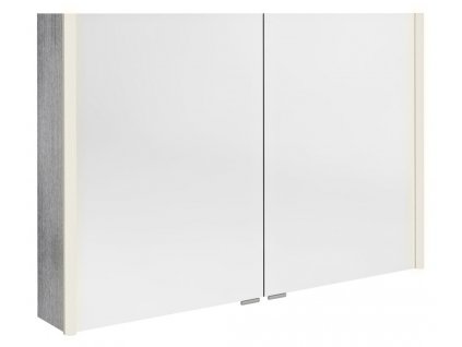 Sapho ALIX galerka s LED osvětlením, 106x70x17,5cm, dub stříbrný AX106-0011