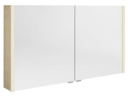 Sapho ALIX galerka s LED osvětlením, 2x dvířka, 126x70x17,5cm, jilm bardini AX126-0013