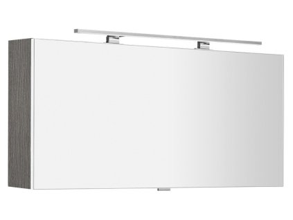 Sapho CLOE galerka s LED osvětlením 120x50x18cm, dub stříbrný CE120-0011