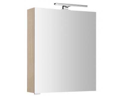 Sapho MIRRÓ galerka s LED osvětlením, 60x70x16cm, levá/pravá, jilm bardini MC060-0013