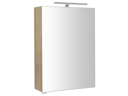 Sapho RIWA galerka s LED osvětlením, 50x70x17cm, jilm bardini RIW050-0013
