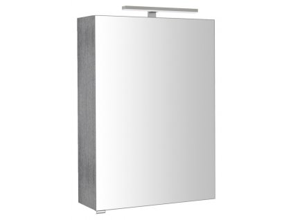 Sapho RIWA galerka s LED osvětlením, 50x70x17cm, dub stříbrný RIW050-0011