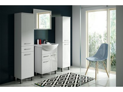 Olsen Spa Skříňka s umyvadlem RINO 45/55/65 Rozměr A - 50.8 , Rozměr B - 29.7, Rozměr C - 71.5 OLNRINO255+OLKE6055
