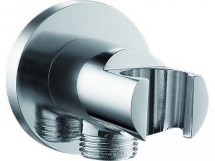 kulaty vyvod ze steny s drzakem sprchy