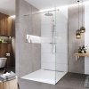 Mereo Sprchová stěna WALK IN, Novea, 110x200 cm, chrom ALU, sklo Čiré CK10605H