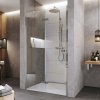 Mereo Sprchové dveře, Novea, pantové, 110x200 cm, chrom ALU, sklo Čiré, levé provedení CK10511ZL