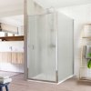 Mereo Sprchový kout, Lima, obdélník, trojdílné, zasunovací, 80x90 cm, chrom ALU, sklo Point CK87692K