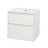 Mereo Opto, koupelnová skříňka s keramickým umyvadlem 61 cm, bílá CN910