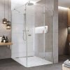 Mereo Sprchový kout, Novea, obdélník, pantový, 80x120 cm, chrom ALU, sklo Čiré, dveře pravé a pevný díl CK10117ZP
