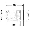DURAVIT DURASTYLE SensoWash WC závěsné, bílá, 2542590000