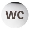 Sapho Cedule WC, Ø 75mm, nerez mat XP117