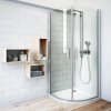 ROTH TOWER LINE TR1/900 sprchový kout 900x2000mm čtvrtkruhový, s dvoukřídlými otevíracími dveřmi, bezrámový, brillant/transparent, 722-9000000-00-02