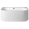 Polysan ASTRA DR MONOLITH nástěnná stojící vana 160x75x60cm, bílá 34611MDR