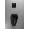 CERASTYLE SCHWARN BLACK keramický urinál, zadní přívod, zadní odpad, černá mat 201.701.6