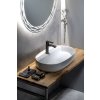 Isvea INFINITY OVAL keramické umyvadlo na desku, 60x40cm, bílá 10NF65060