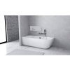 Polysan SUSSI L rohová stojící vana, litý mramor 150x70x49,5cm, bílá 93231L