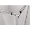 Polysan THRON ROUND čtvercový sprchový kout 900x900mm, kulaté pojezdy, rohový vstup TL2990-5005