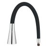 Novaservis Elastické rameno k baterii 70720, černá-chrom RAM70720,0C