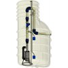 PUMPA Classic set pro tlakovou kanalizaci DN40 včetně čerpadla Pumpa INOX Morava 5-16-T 1,1kW 400V kabel 10m ZB00042358