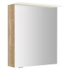 Sapho LINEX galerka s LED osvětlením, 60x70x15cm, levá/pravá, dub alabama LX060-0022