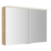 Sapho LINEX galerka s LED osvětlením, 100x70x15cm, dub alabama LX100-0022