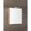Sapho MIRRÓ galerka s LED osvětlením, 60x70x16cm, levá/pravá, dub alabama MC060-0022