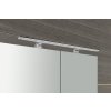 Sapho MIRRÓ galerka s LED osvětlením, 100x70x16cm, dub alabama MC100-0022