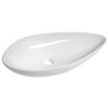 Sapho OVALI keramické umyvadlo 74x38,5cm, bílá TU0713
