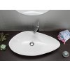 CERASTYLE OVALI keramické umyvadlo 74x38,5cm, bílá TU0713