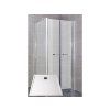 5718 cprchovy kout comfort 80 x 80 cm s vaniskou z liteho mramoru