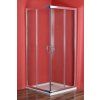 9128 3 sprchovy kout smaragd v cirem skle s vanickou z liteho mramoru