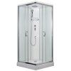 3383 12 sprchovy box smaragd model 1 ctverec se stropem a vanickou z liteho mramoru cire sklo