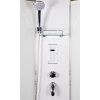 2585 1 smaragd panel parniho boxu s baterii radiem polickou a sprchou